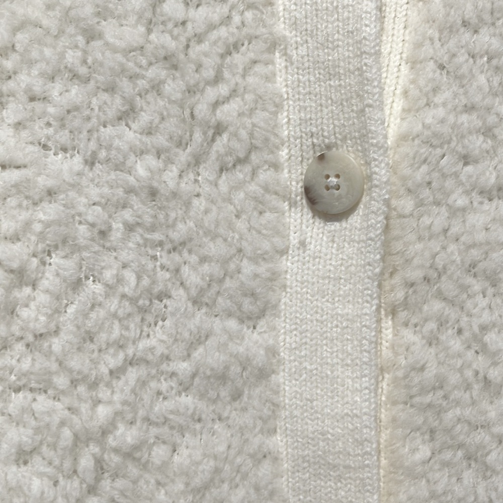 Ugg Alaura Cloudfluff Button-Down Cardigan White.… - image 2